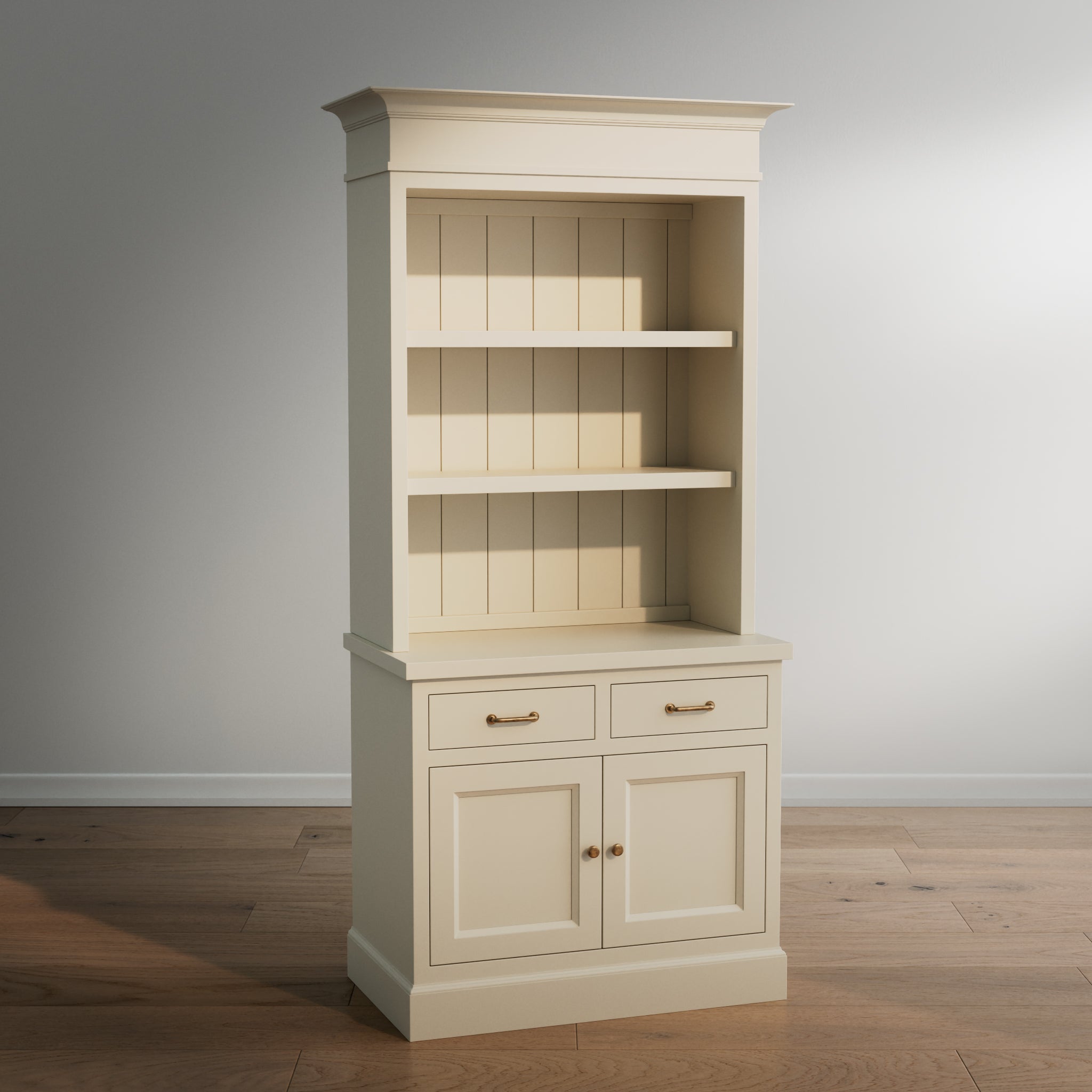 Madison Bookcase - 2 Door / 2 Drawer Base