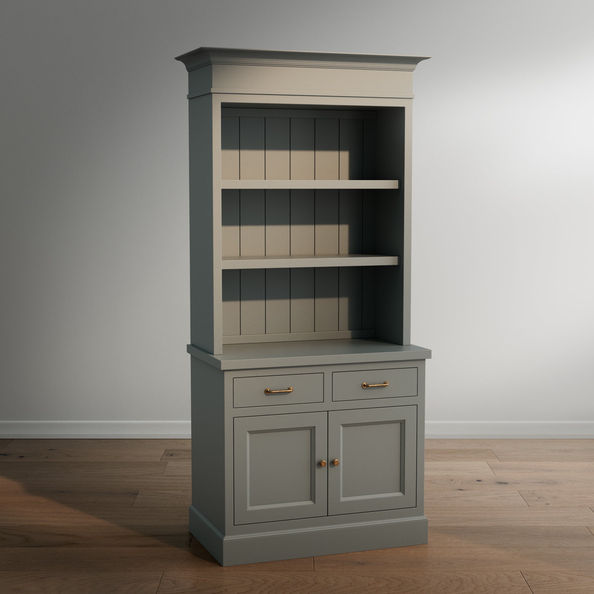 Madison Bookcase - 2 Door / 2 Drawer Base