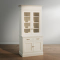 Madison Glass Hutch - 2 Door / 2 Drawer Base
