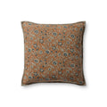 Loloi Linen Pillow in Peach Paisley