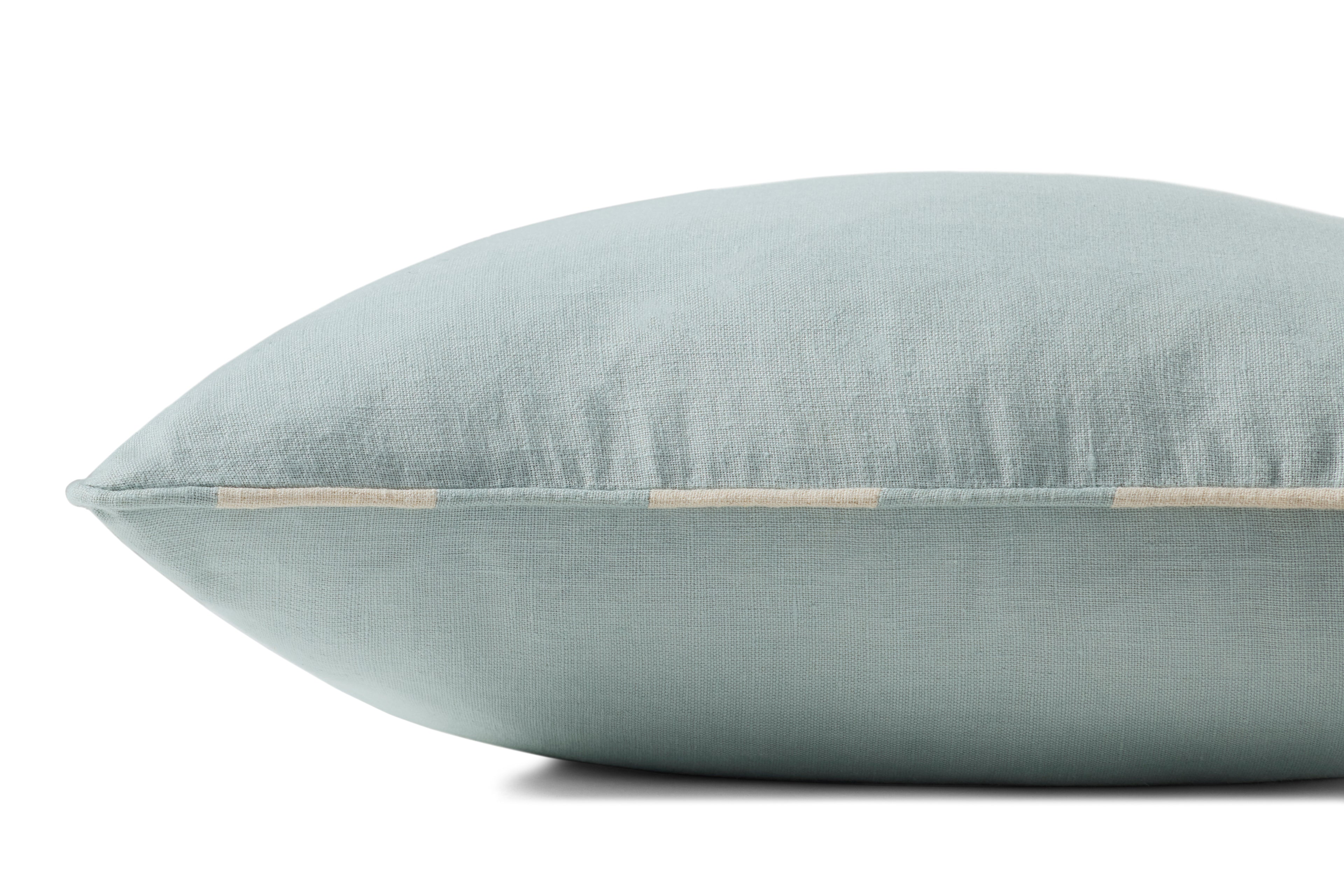 Loloi Linen Pillow in Dusty Blue