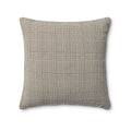 Loloi Pillow in Grey Herringbone