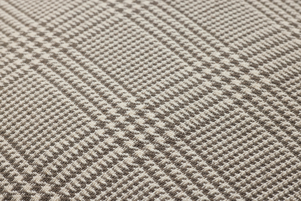 Loloi Pillow in Grey Herringbone