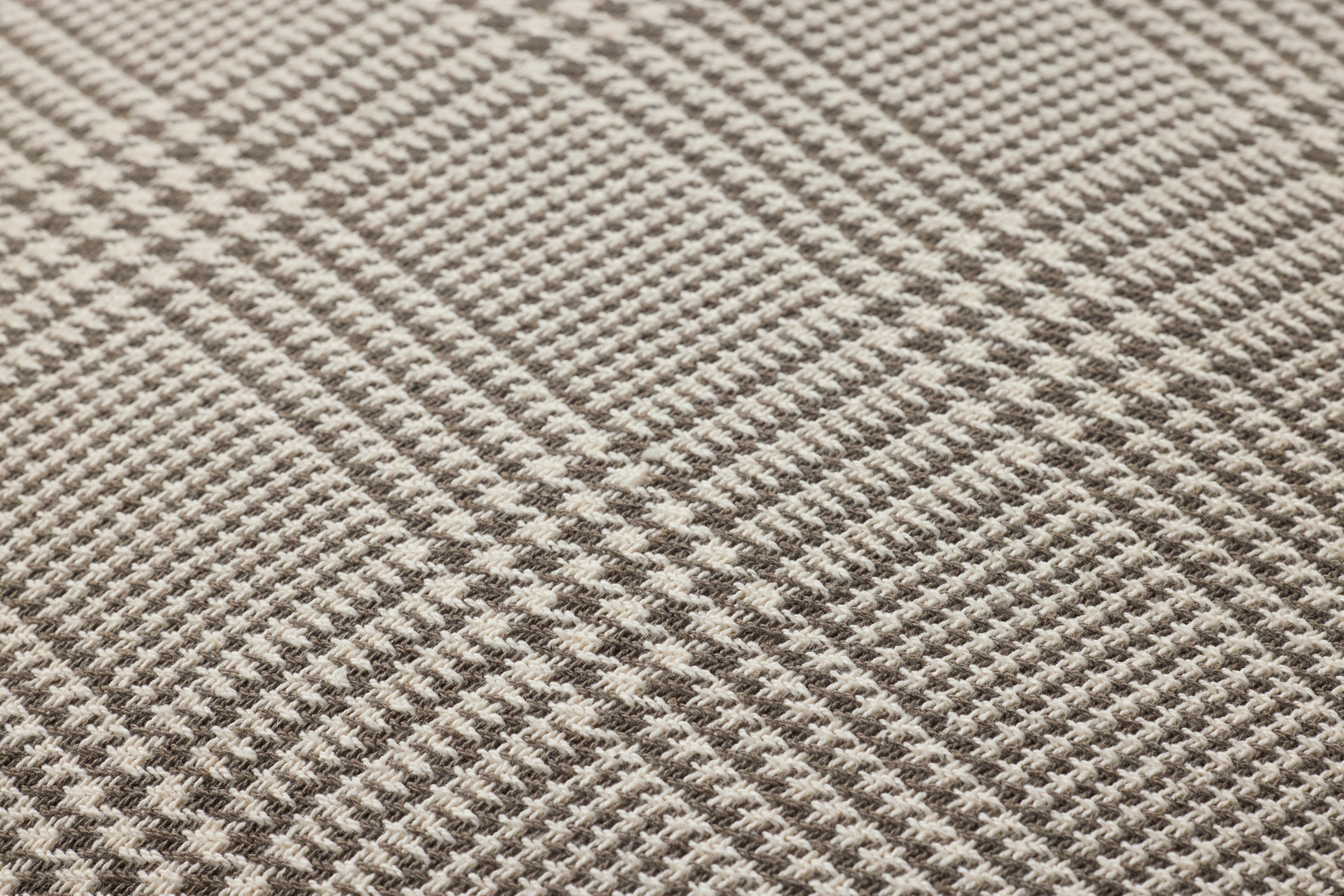 Loloi Pillow in Grey Herringbone