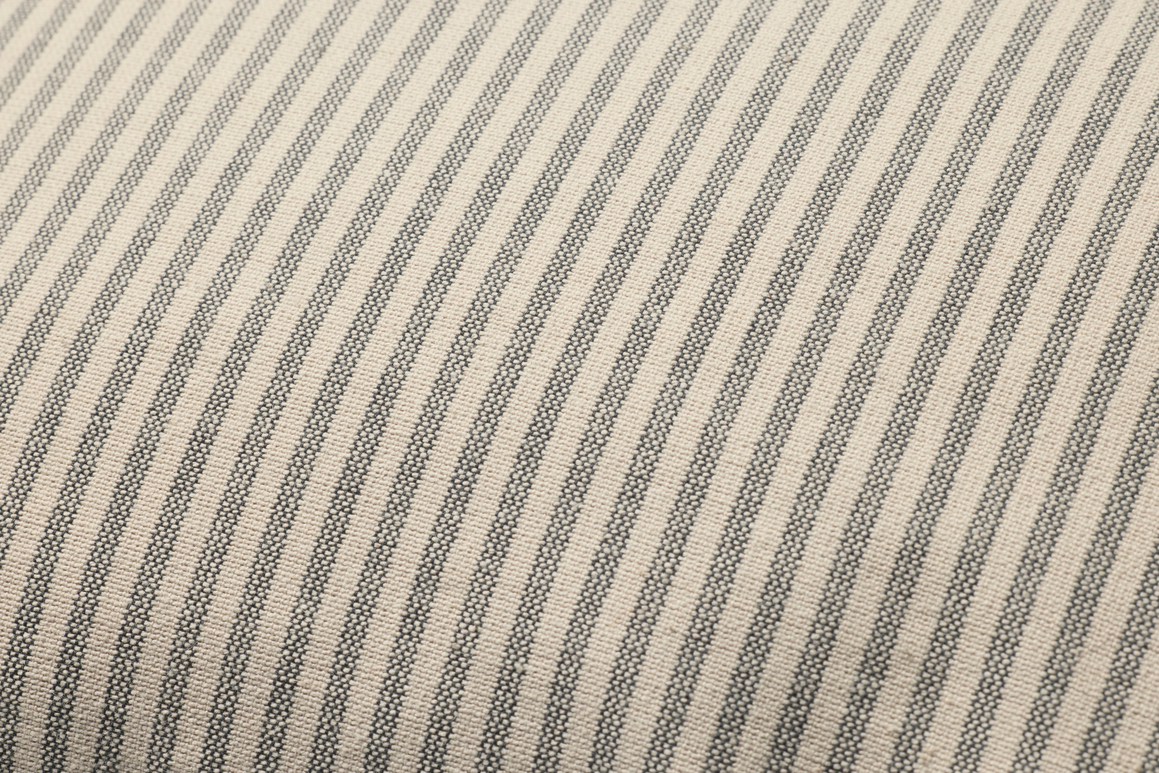 Jeremiah Brent × Loloi Pillow Natural Black Stripe