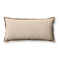 Jeremiah Brent × Loloi Pillow Natural Brown Stripe