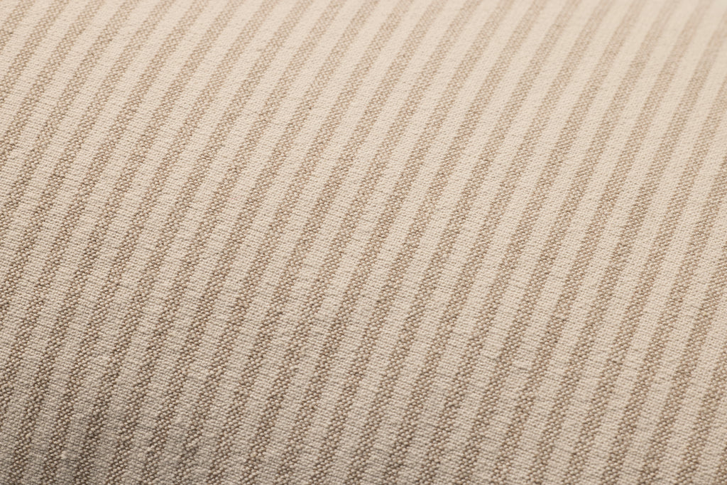 Jeremiah Brent × Loloi Pillow Natural Brown Stripe