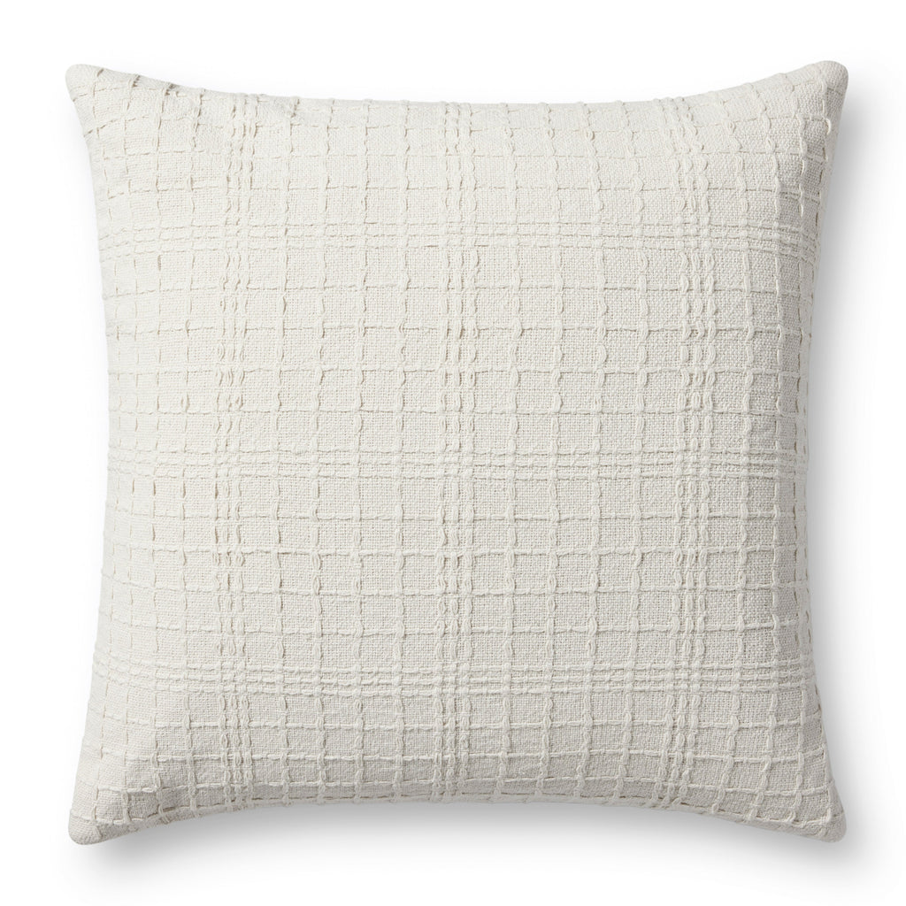Jean Stoffer x Loloi Pillow Ivory