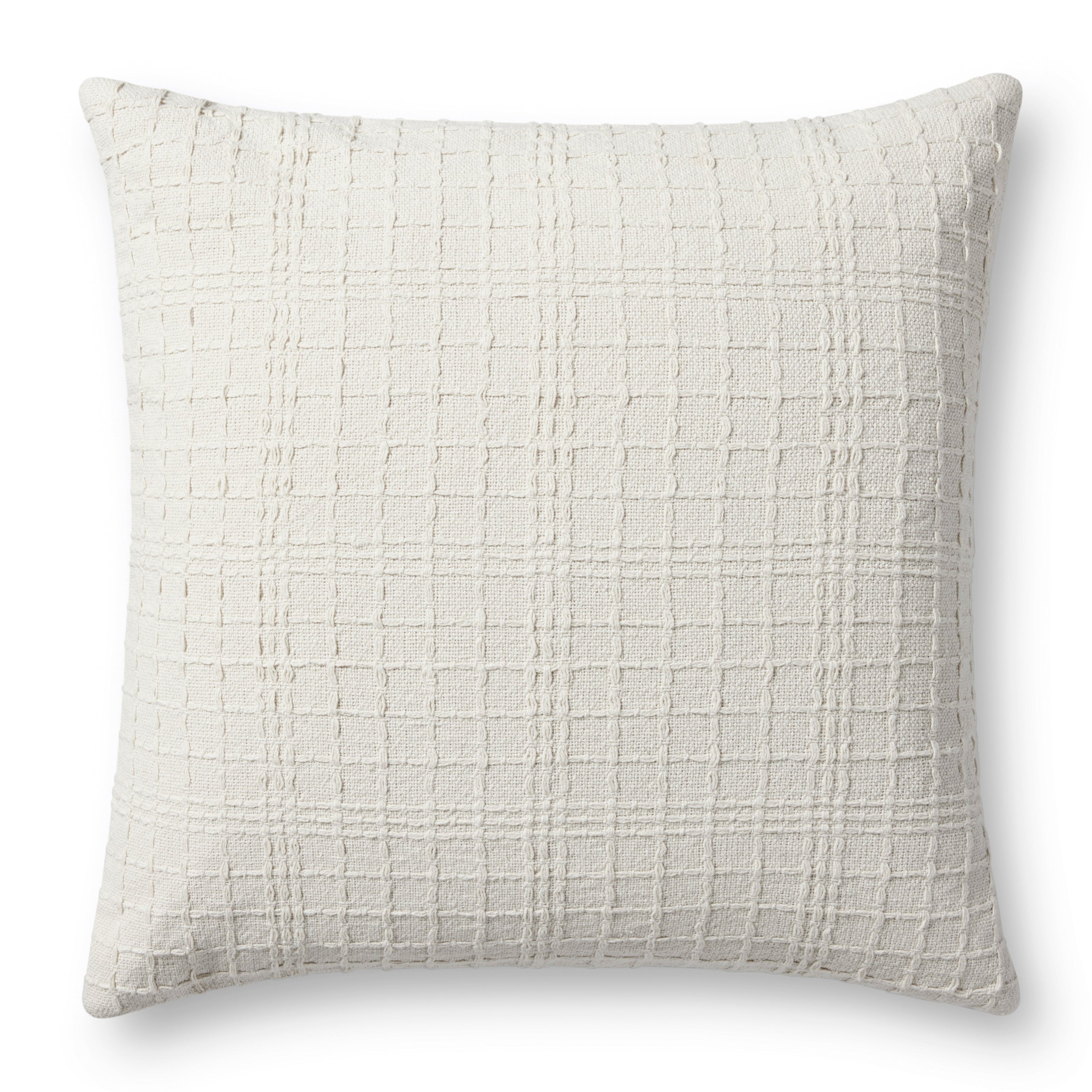 Jean Stoffer x Loloi Pillow Ivory