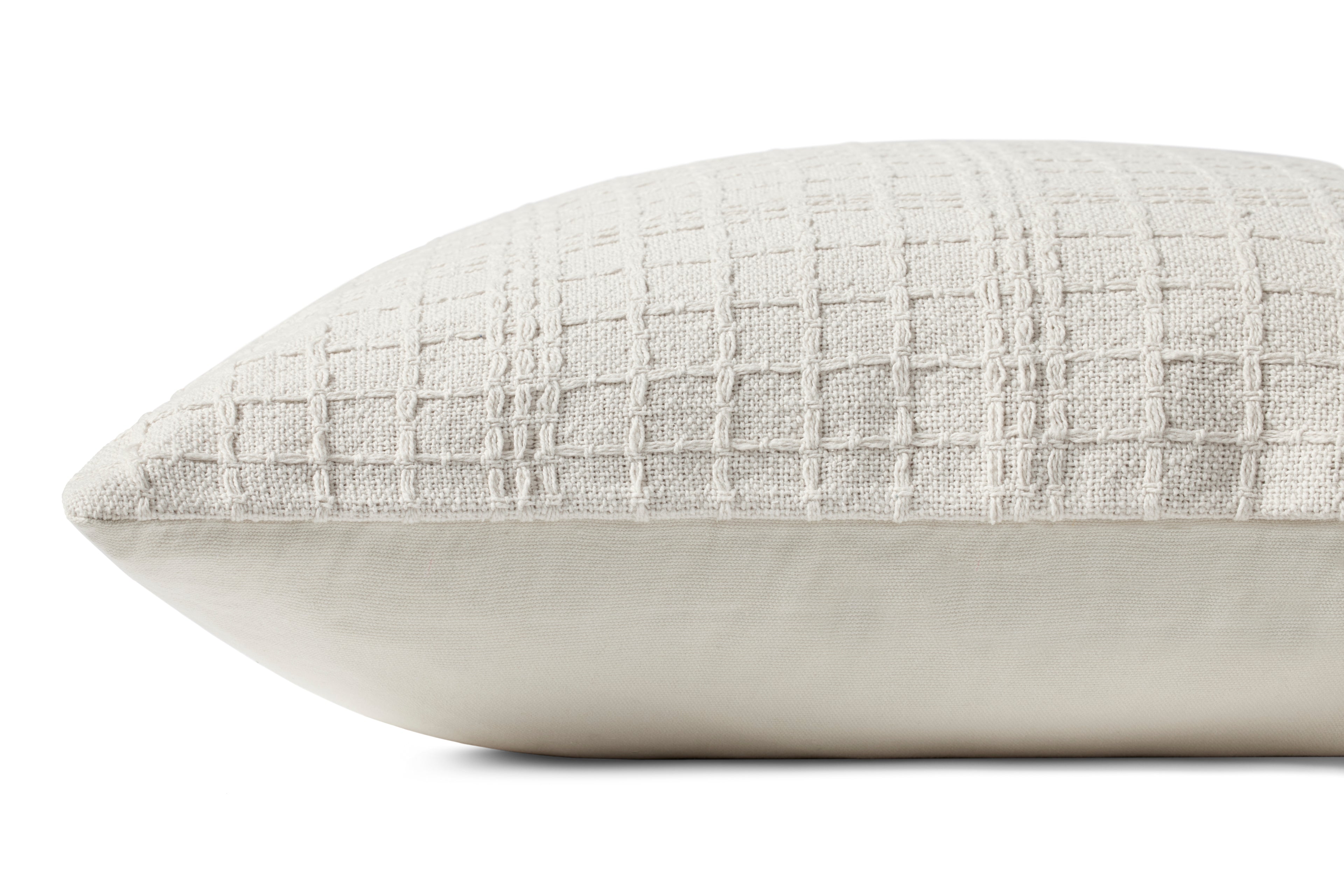 Jean Stoffer x Loloi Pillow Ivory