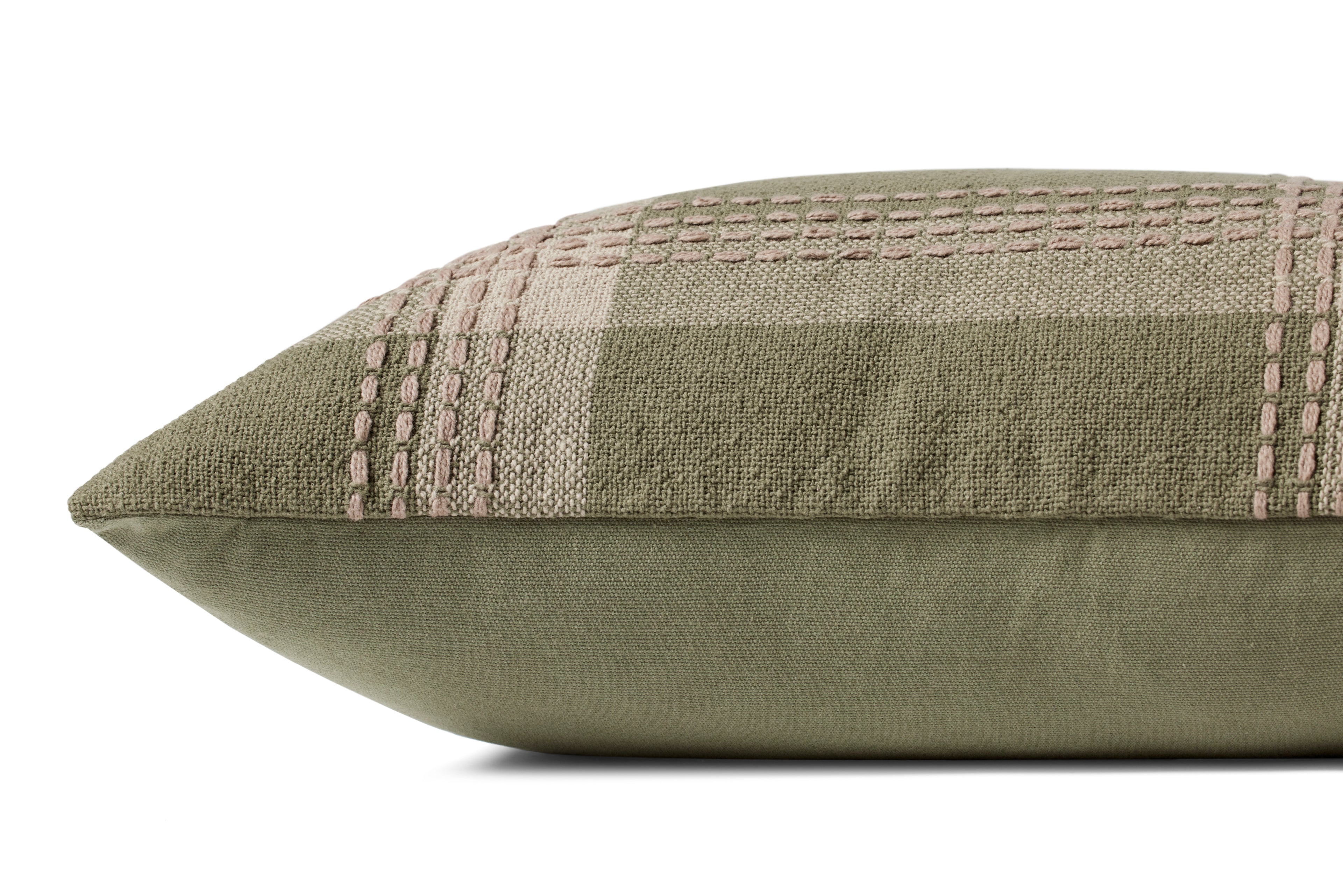 Jean Stoffer x Loloi Pillow Green / Multi