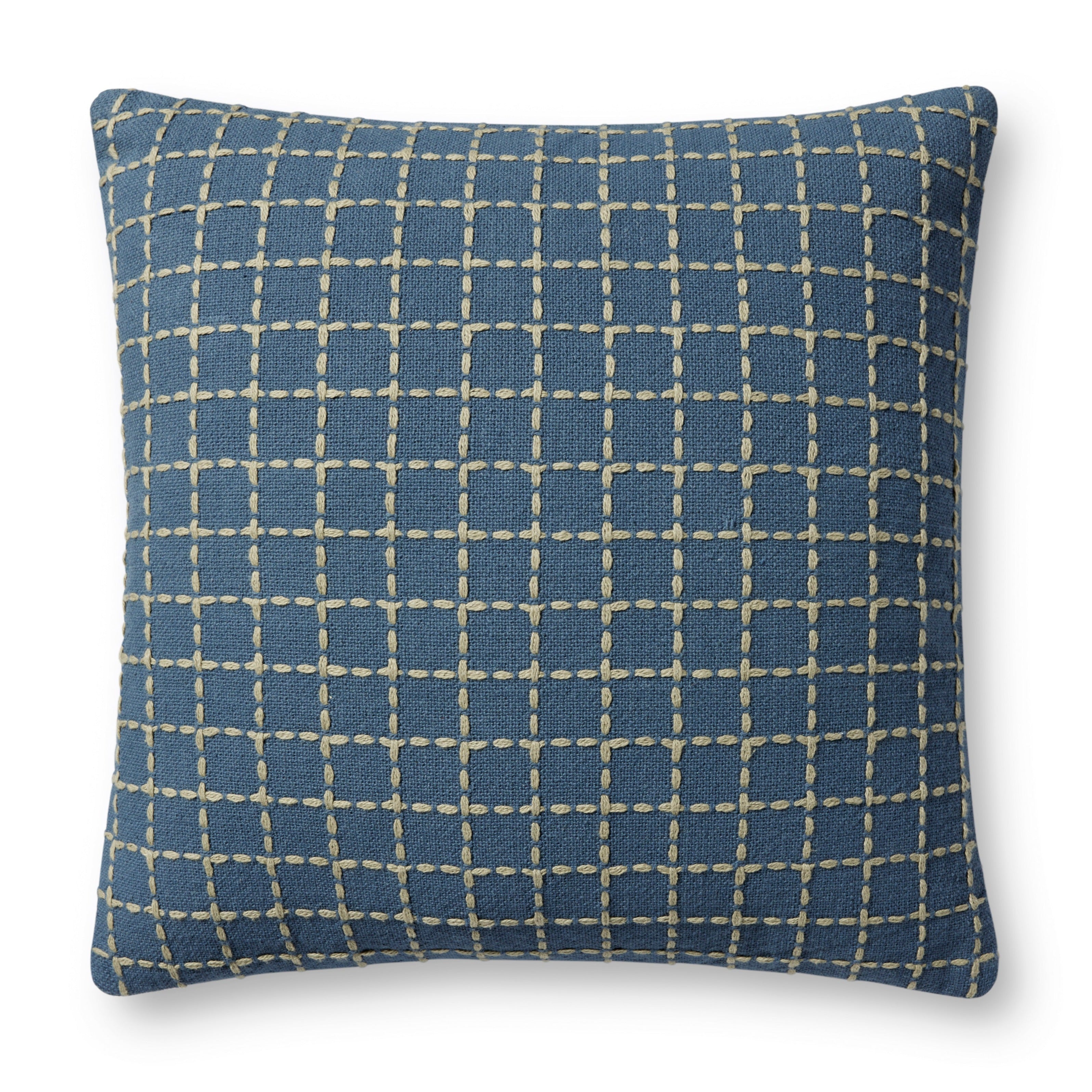 Jean Stoffer x Loloi Pillow Blue / Green