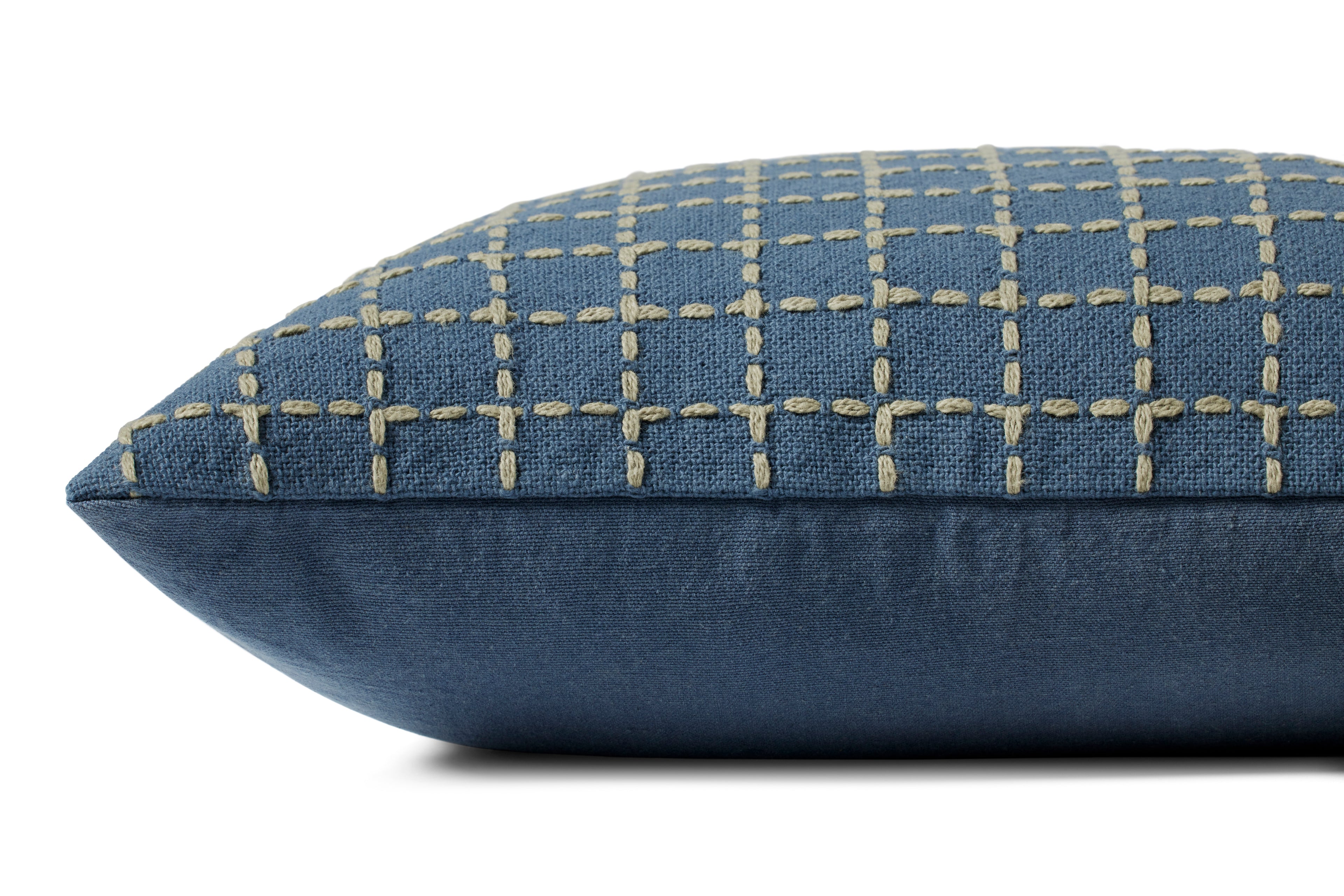 Jean Stoffer x Loloi Pillow Blue / Green