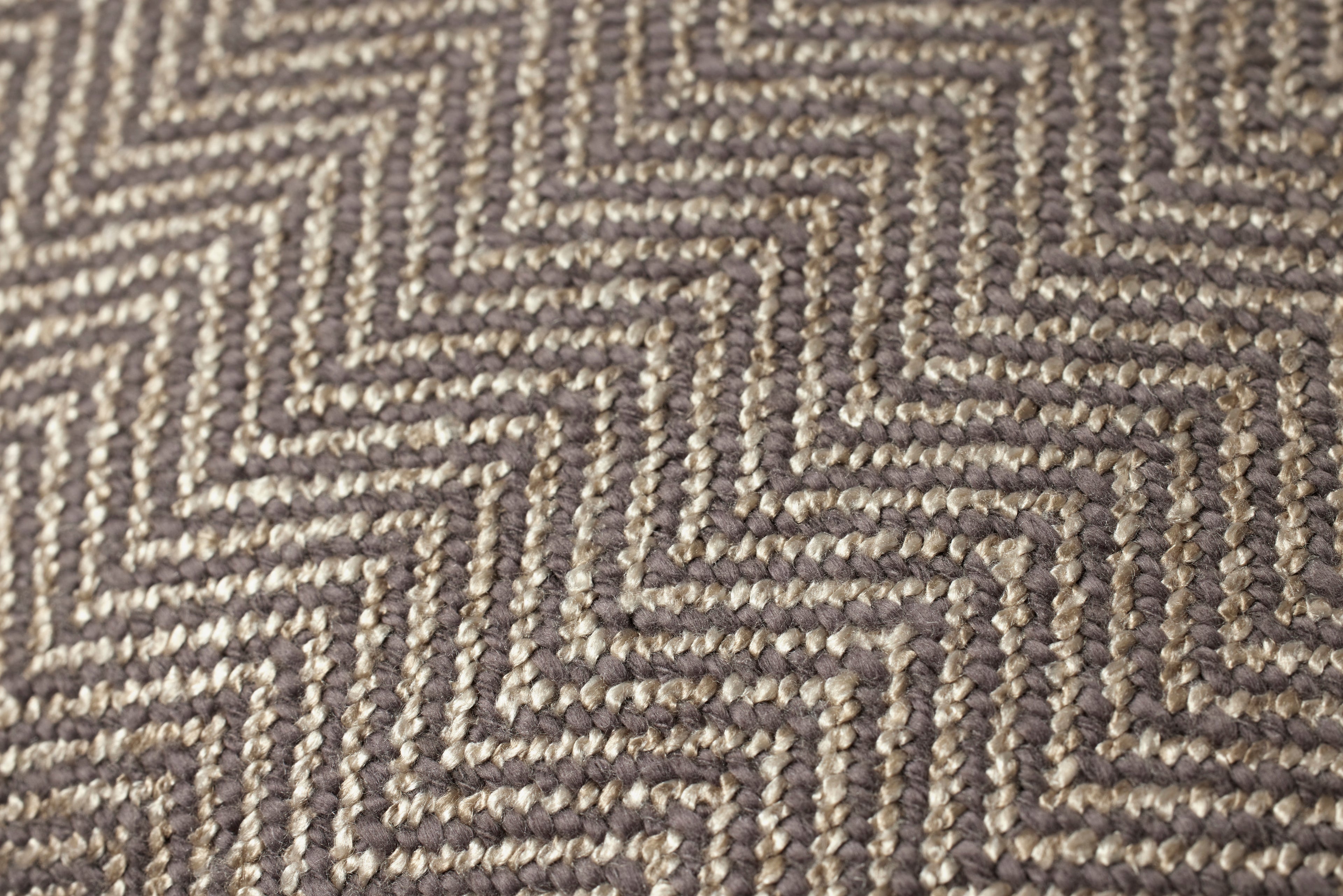 Jean Stoffer x Loloi Flange Pillow Dark Taupe