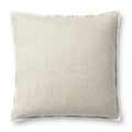 Jean Stoffer x Loloi Flange Pillow Ivory