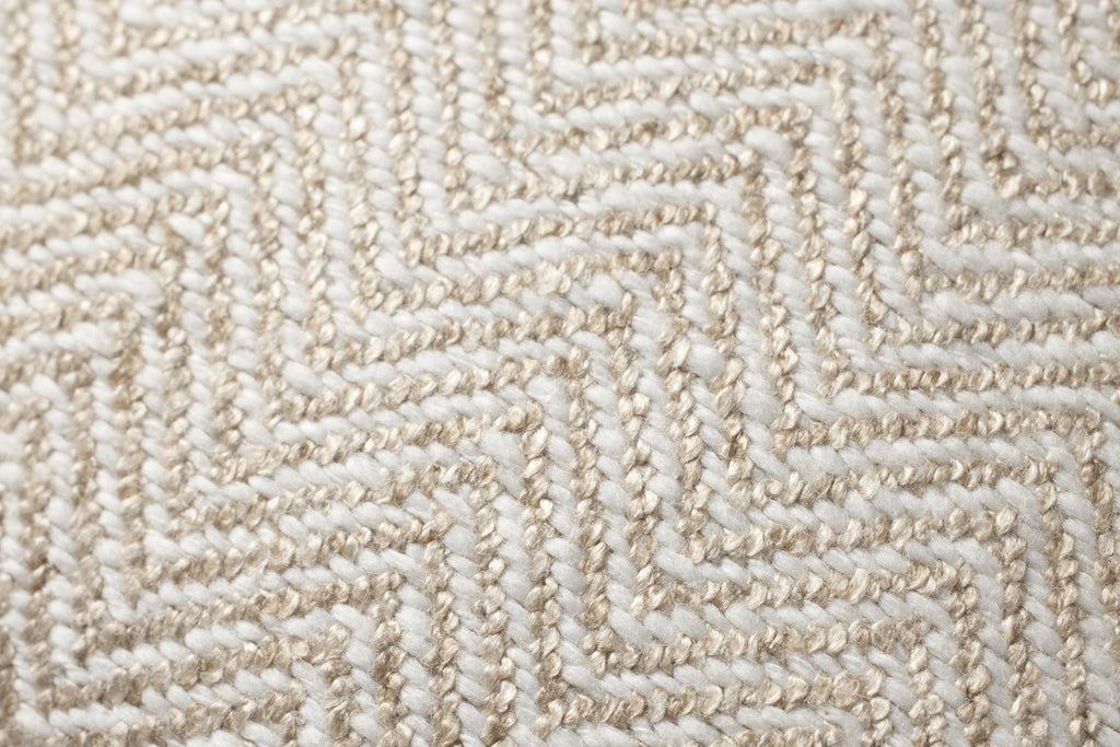 Jean Stoffer x Loloi Flange Pillow Ivory