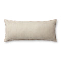Jean Stoffer x Loloi Flange Pillow Oatmeal