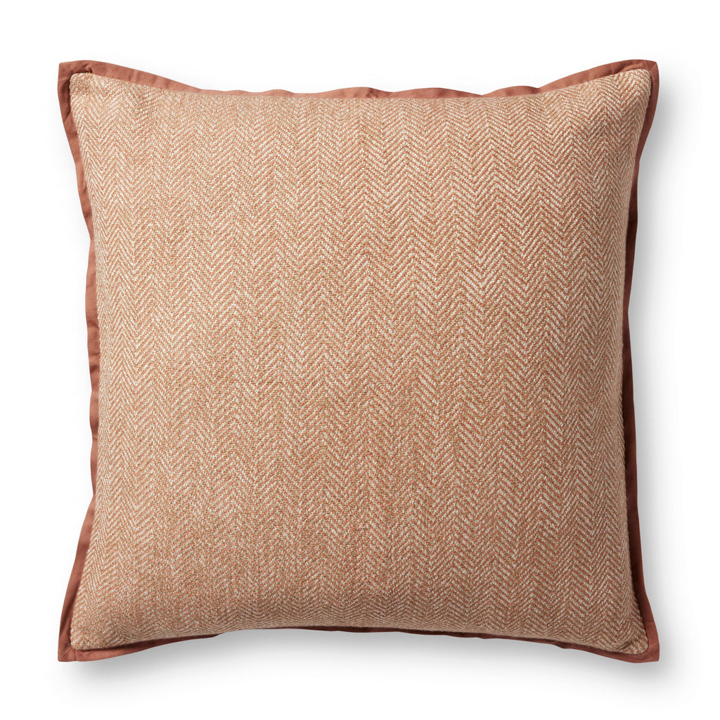 Jean Stoffer x Loloi Flange Pillow Rose