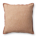 Jean Stoffer x Loloi Flange Pillow Rose