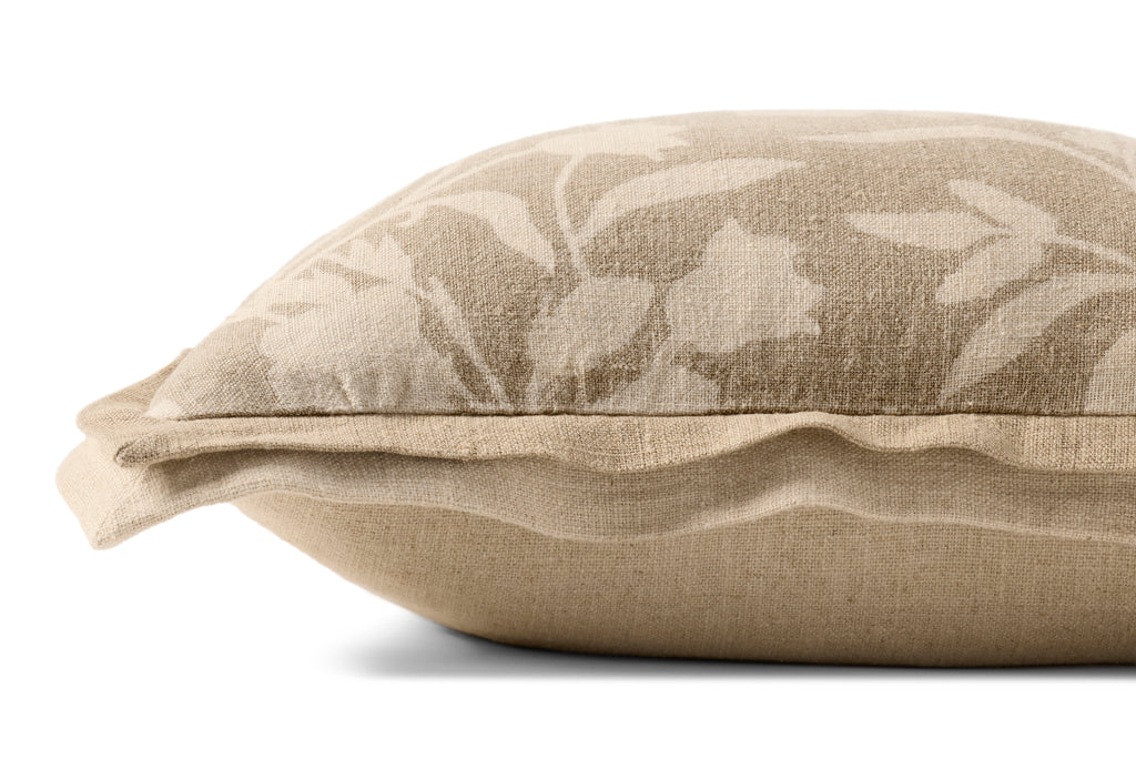 Loloi Linen Pillow in Soft Cream