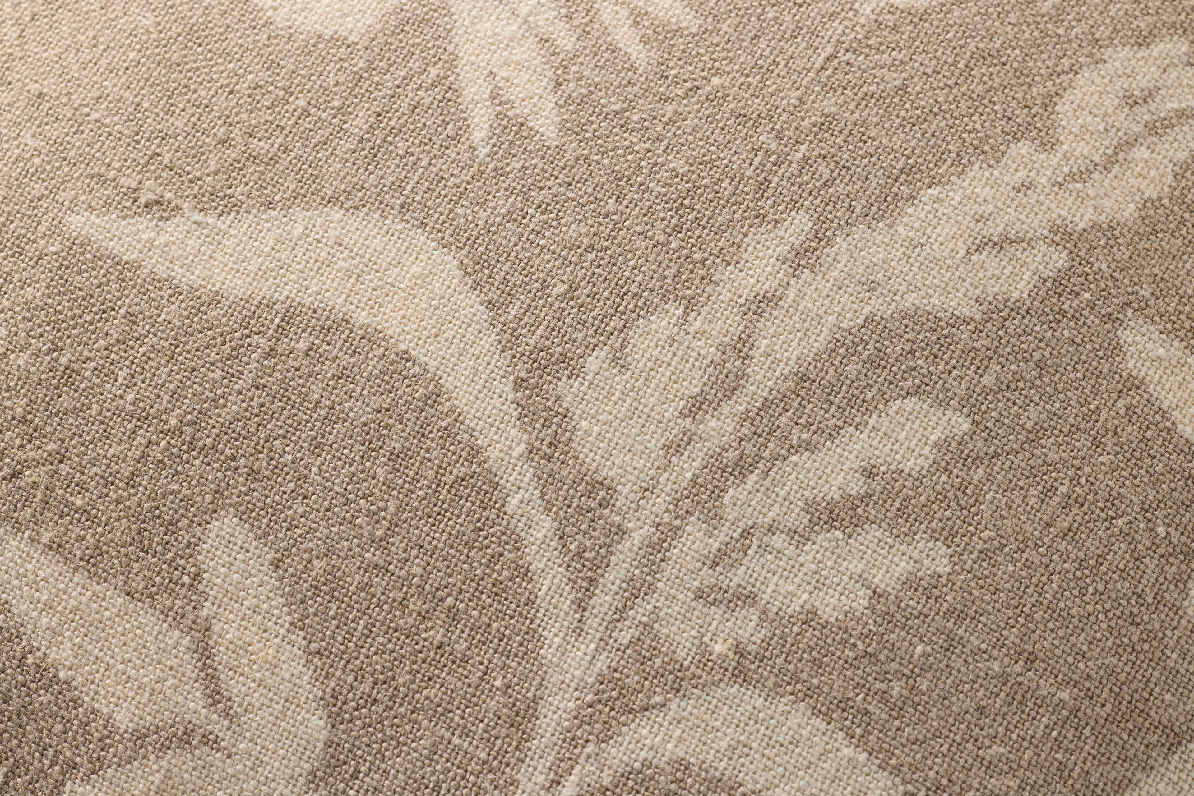 Loloi Linen Pillow in Soft Cream