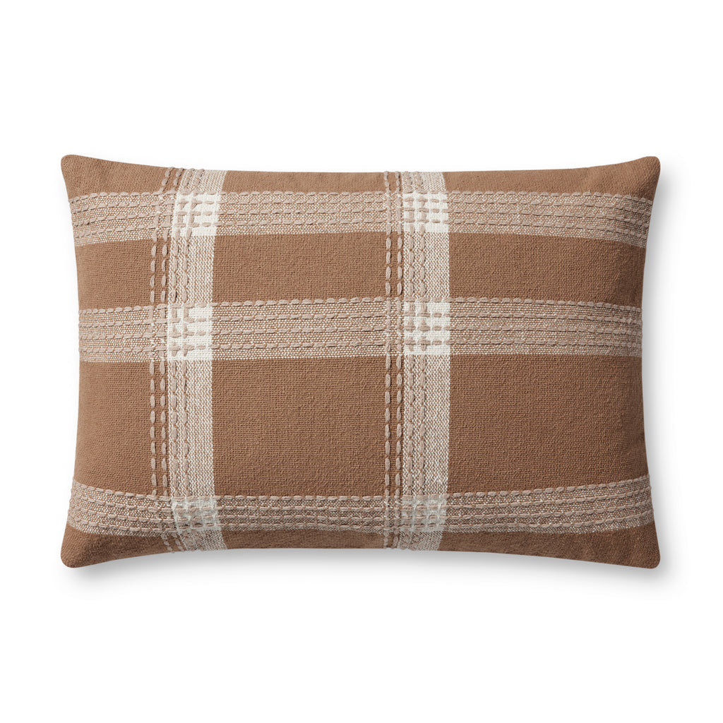 Jean Stoffer x Loloi Pillow Rust / Multi