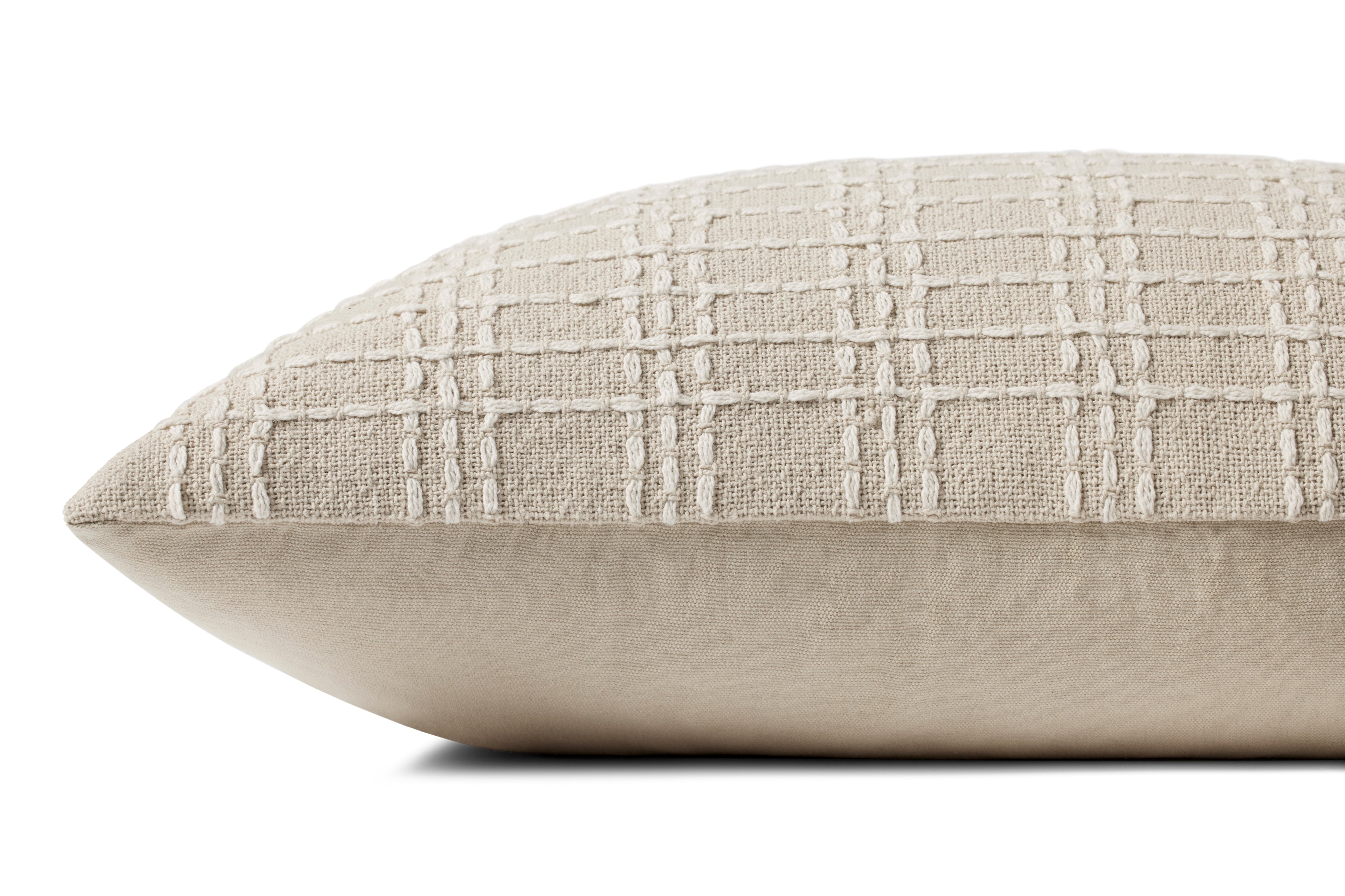 Jean Stoffer x Loloi Pillow Beige / Ivory