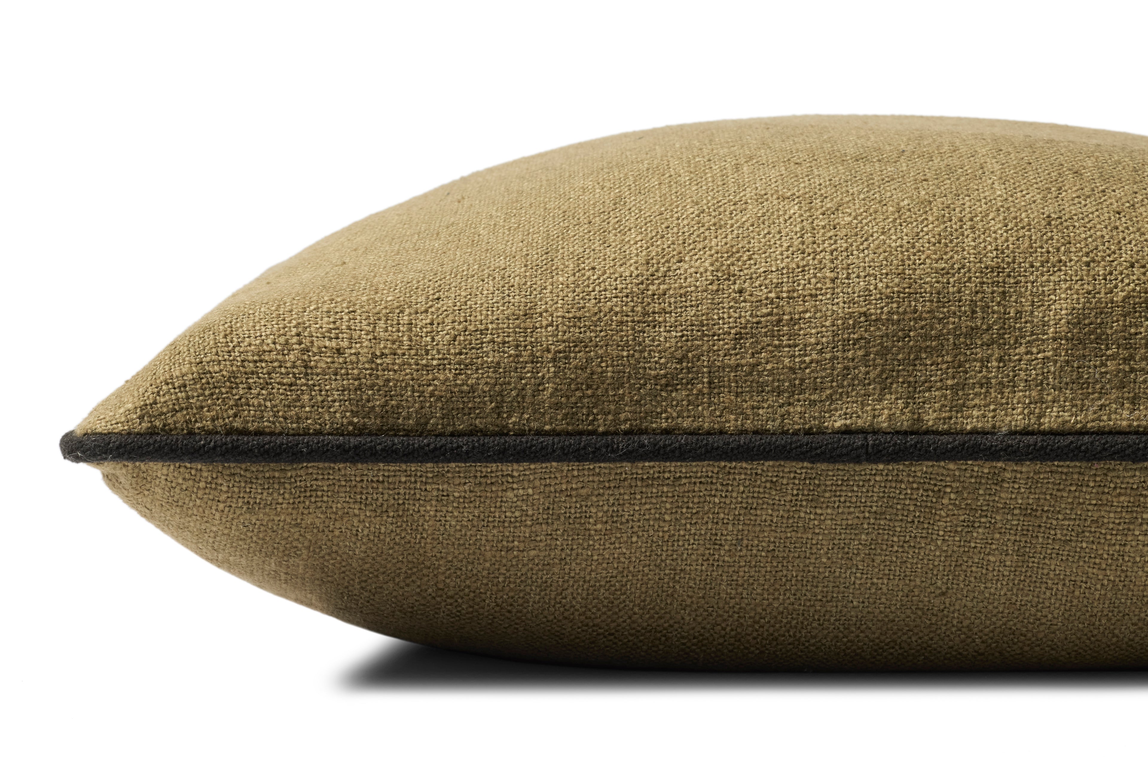 Jeremiah Brent × Loloi Pillow Deep Olive