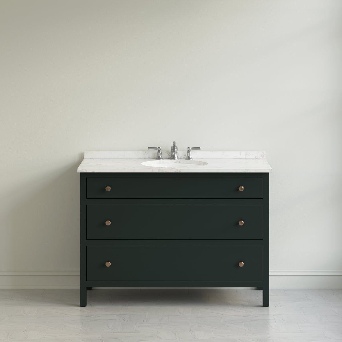 Paddington Vanity | Three-Drawer Style | Slab Drawer Front - 33"