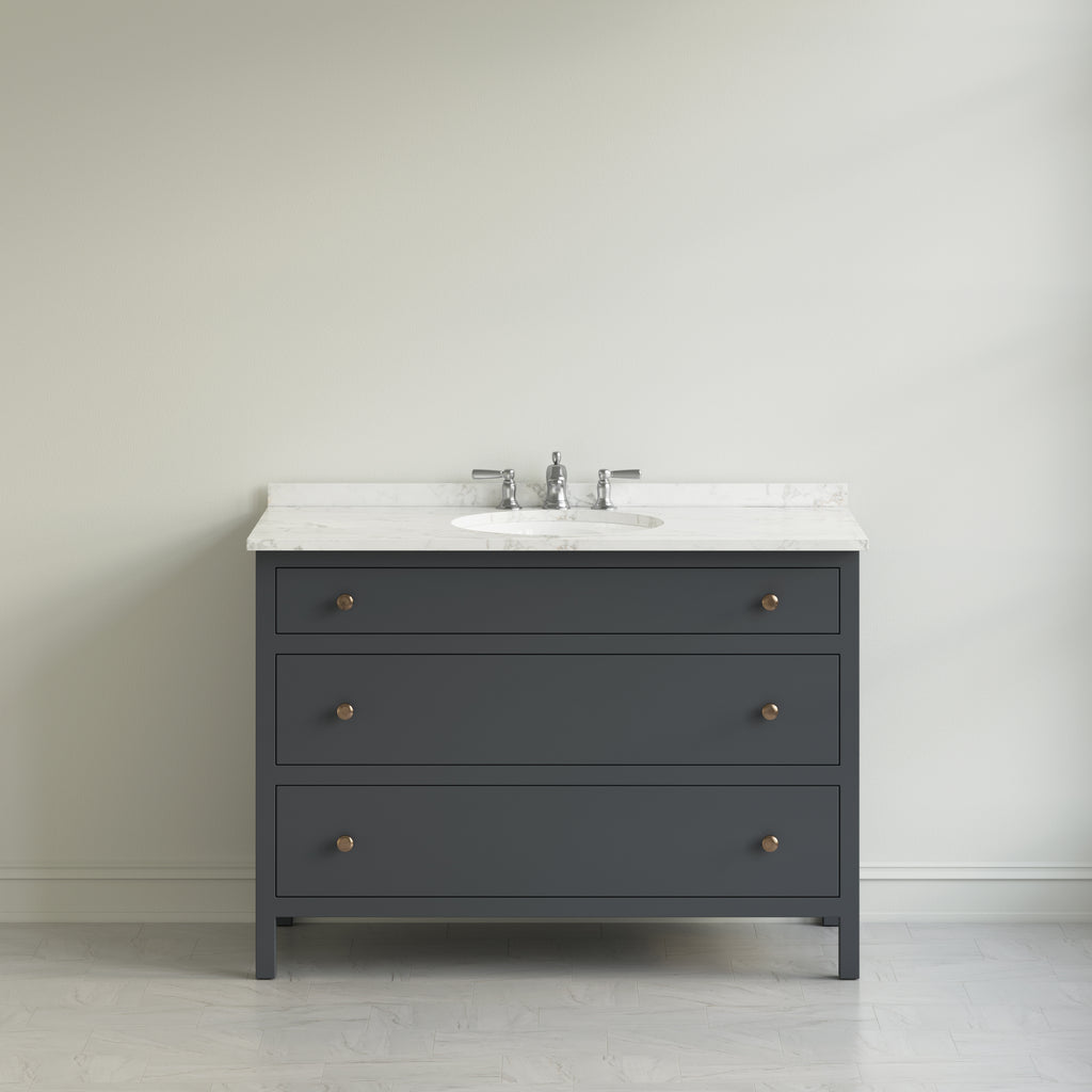 Paddington Vanity | Three-Drawer Style | Slab Drawer Front - 33"