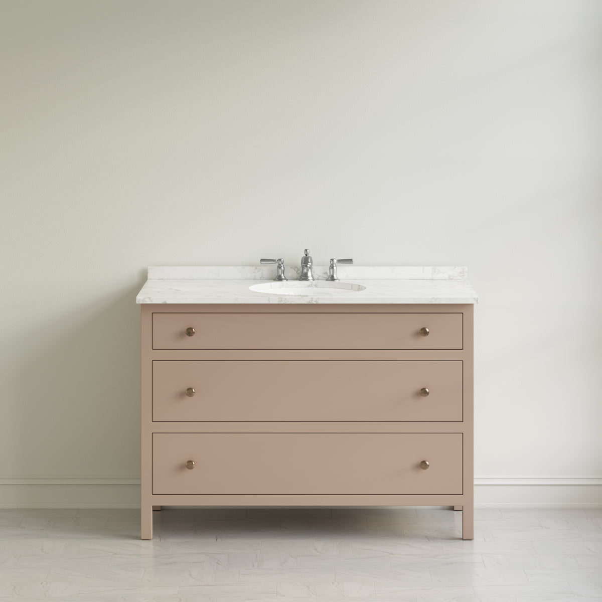 Paddington Vanity | Three-Drawer Style | Slab Drawer Front - 33"