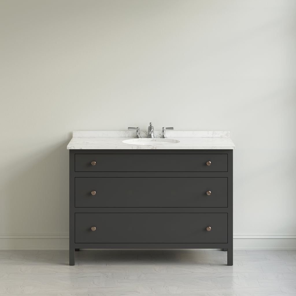 Paddington Vanity | Three-Drawer Style | Slab Drawer Front - 33"
