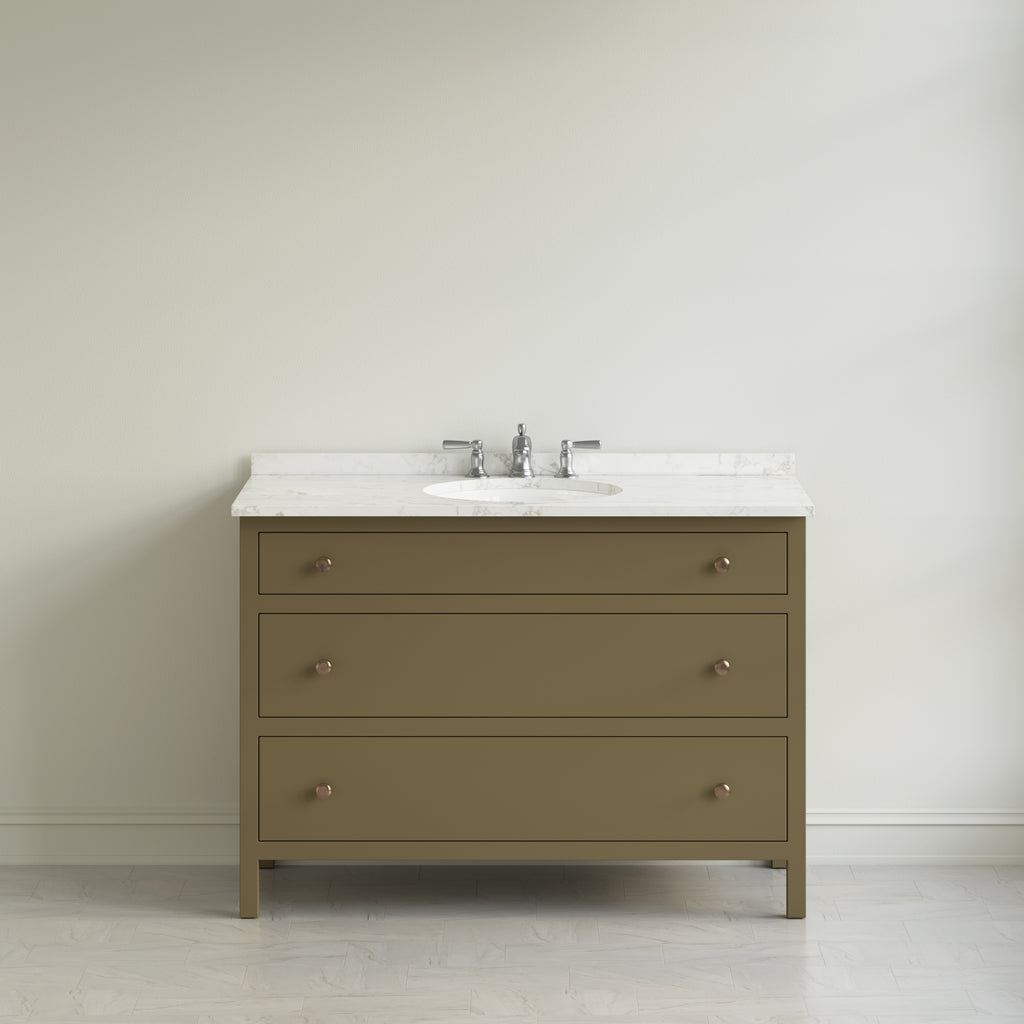 Paddington Vanity | Three-Drawer Style | Slab Drawer Front - 33"