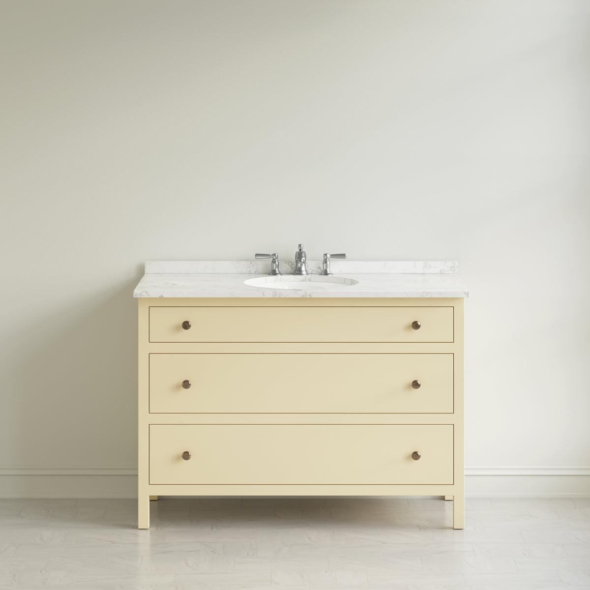 Paddington Vanity | Three-Drawer Style | Slab Drawer Front - 33"