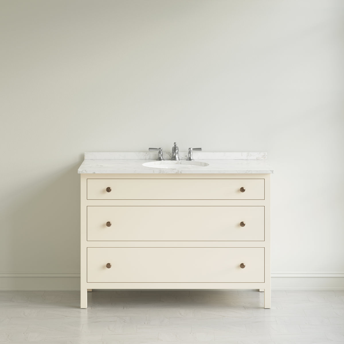 Paddington Vanity | Three-Drawer Style | Slab Drawer Front - 33"