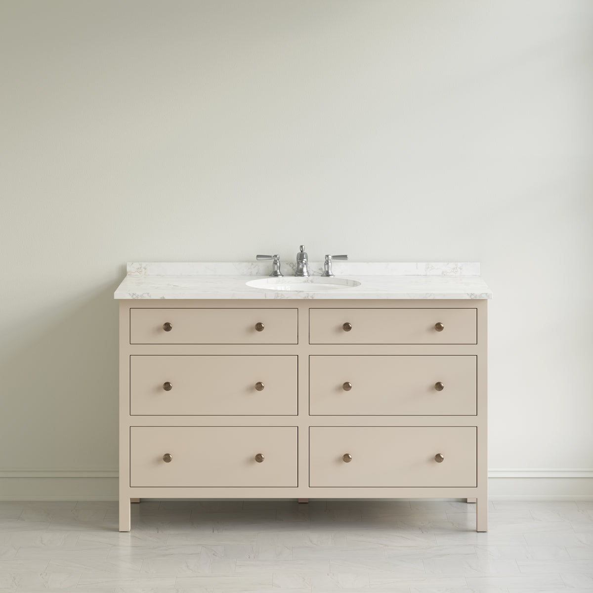 Paddington Vanity | Three-Drawer Style | Slab Drawer Front - 27"