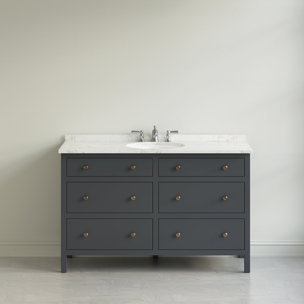 Paddington Vanity | Three-Drawer Style | Slab Drawer Front - 27"