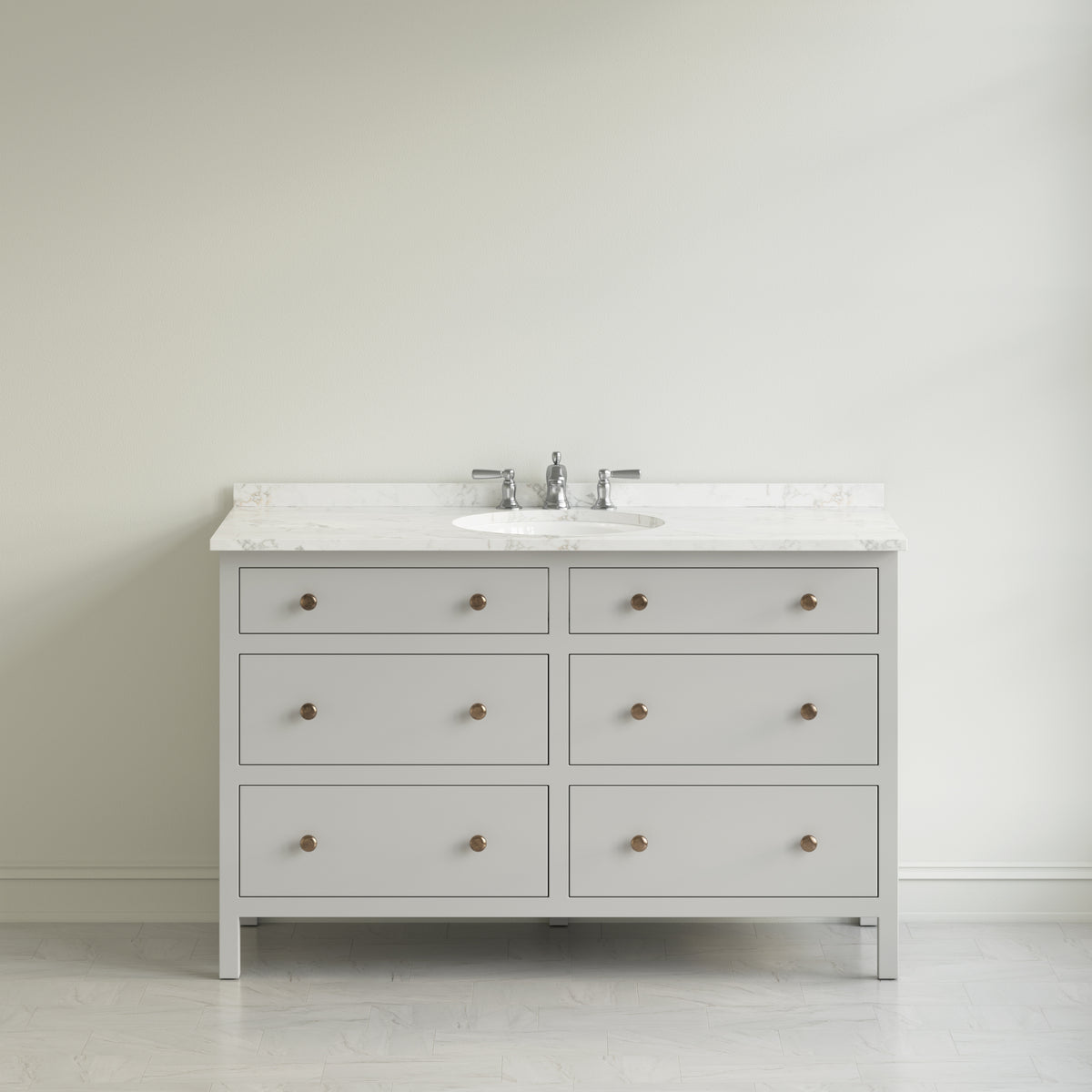 Paddington Vanity | Three-Drawer Style | Slab Drawer Front - 27"