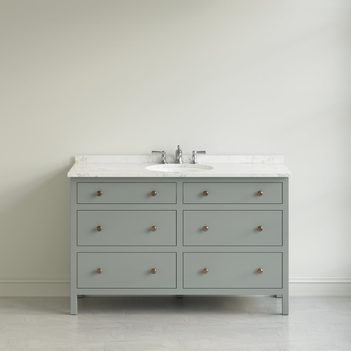Paddington Vanity | Three-Drawer Style | Slab Drawer Front - 27"