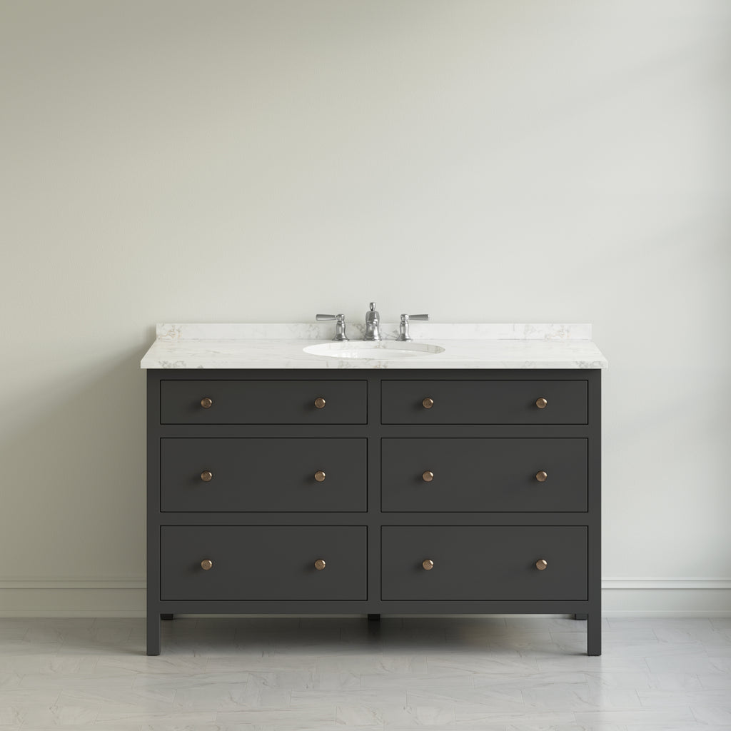 Paddington Vanity | Three-Drawer Style | Slab Drawer Front - 27"