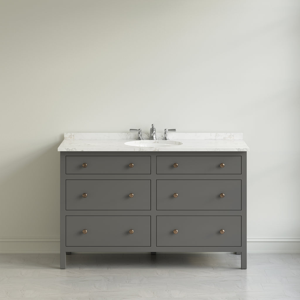 Paddington Vanity | Three-Drawer Style | Slab Drawer Front - 27"