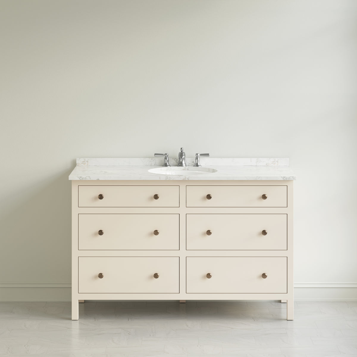 Paddington Vanity | Three-Drawer Style | Slab Drawer Front - 27"