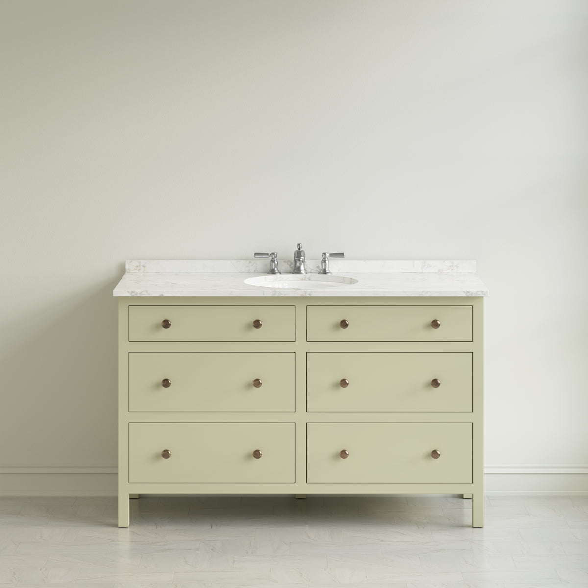 Paddington Vanity | Three-Drawer Style | Slab Drawer Front - 27"