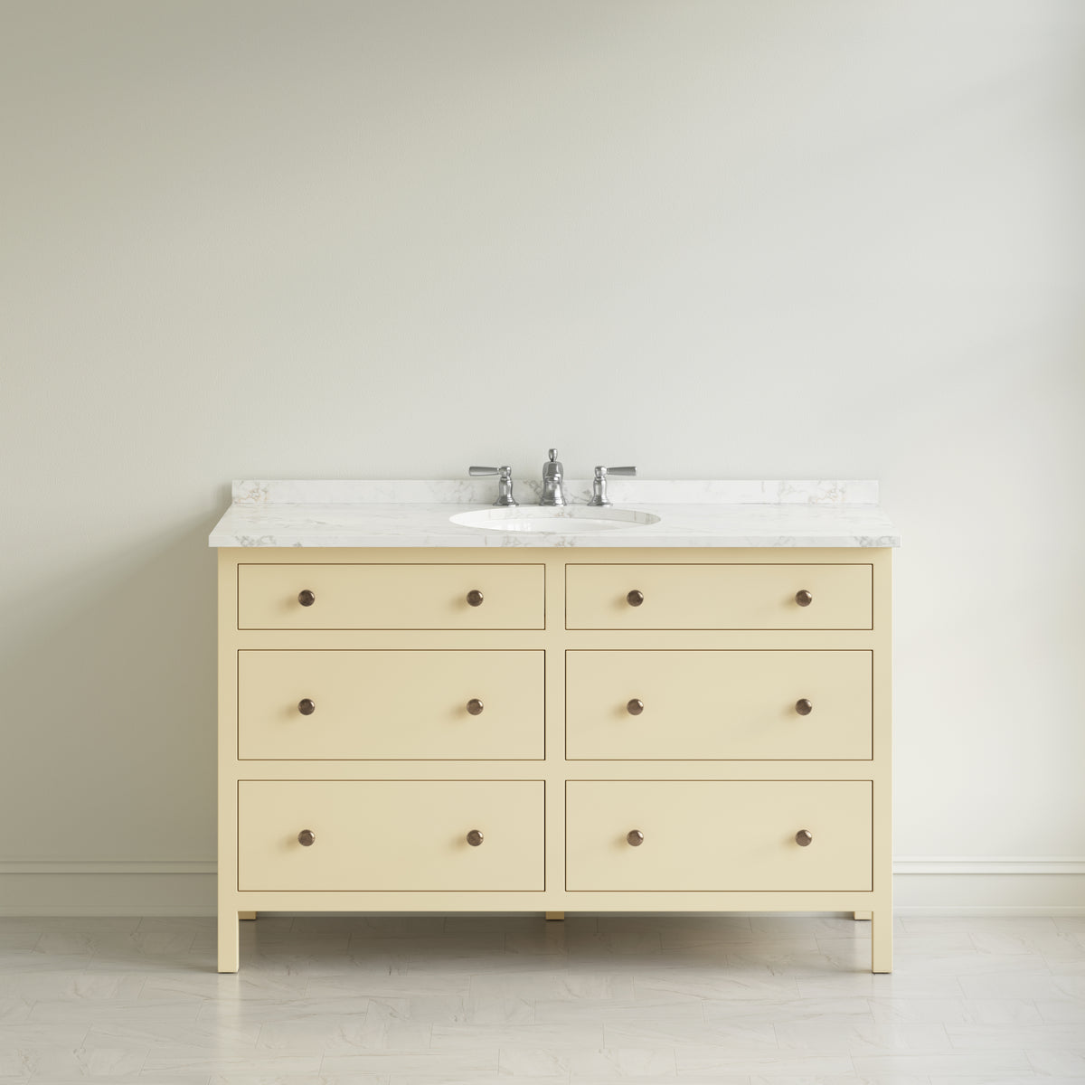Paddington Vanity | Three-Drawer Style | Slab Drawer Front - 27"