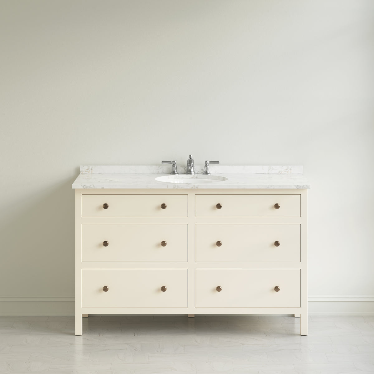 Paddington Vanity | Three-Drawer Style | Slab Drawer Front - 27"