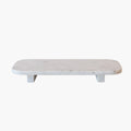 Rhea Marble Footed Pedestal