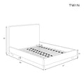 Marisa Bed in Francie Blue