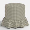 Bernadette Ottoman in Mini Gingham Laurel