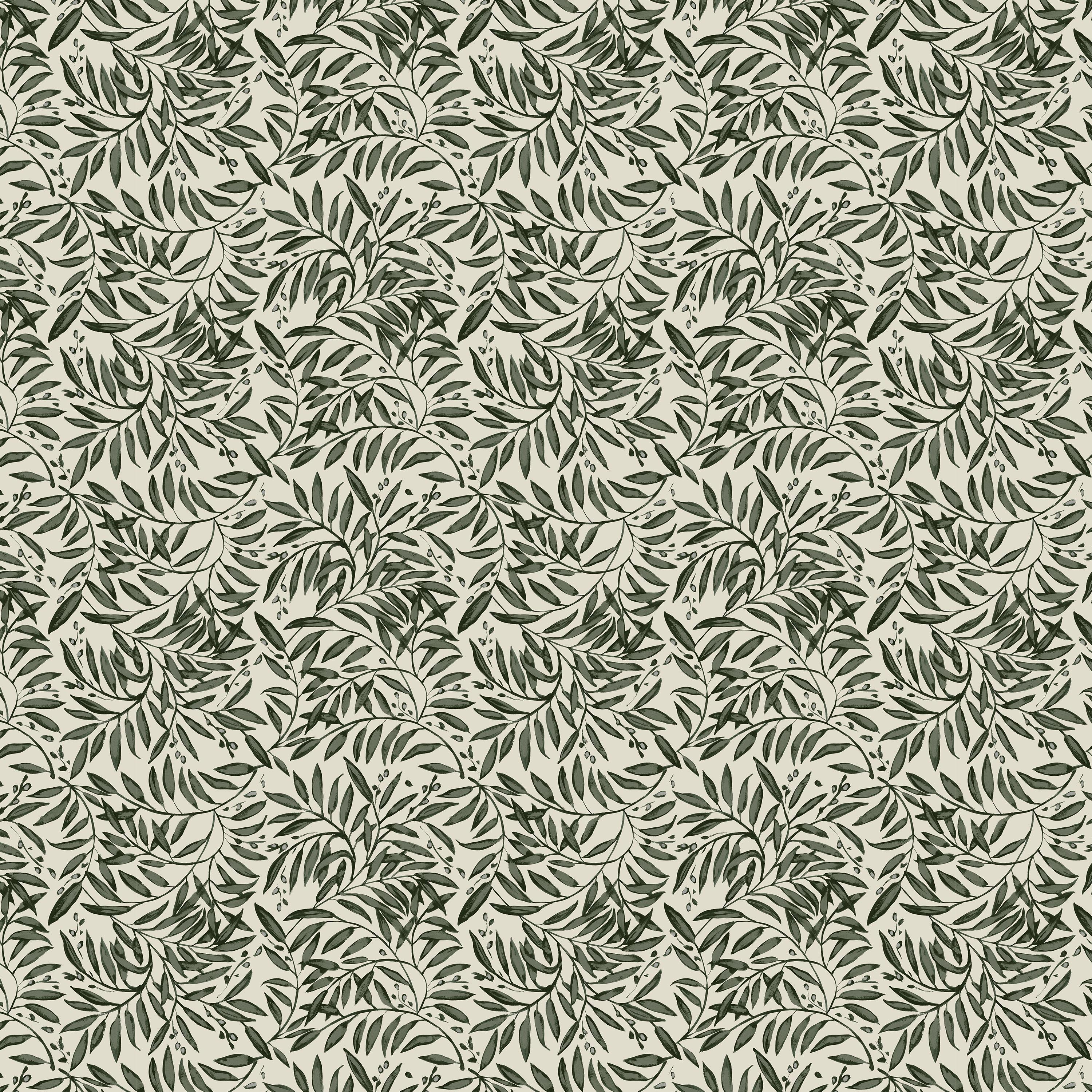 Bernadette Ottoman in Willow Vine Olive