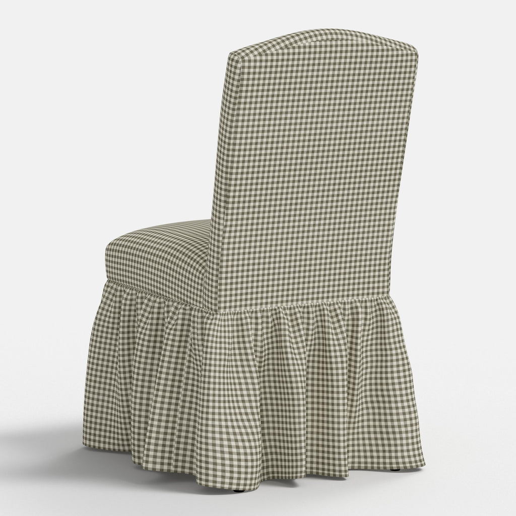 Thelma Dining Chair in Mini Gingham Laurel